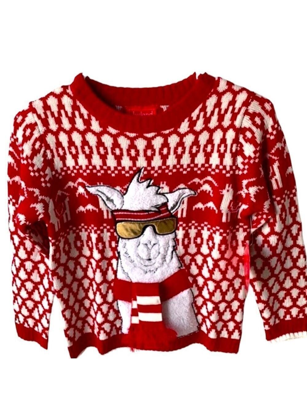 Joyland Boys Belk Llama Christmas Sweater - Size Small - NWT - Picture 2 of 6